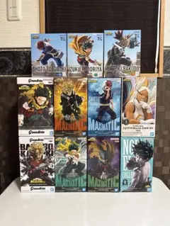 僕のヒーローアカデミア　フィギュア 11点(緑谷出久　爆豪勝己　轟焦凍　ミルコ)