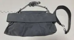 ショルダーバッグ　グレー　ショルダーバッグ　2way