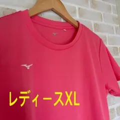 MIZUNO レディース Tシャツ ピンク XL 速乾のサムネイル