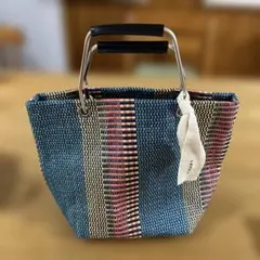 LEPSIM ストライプ柄 かごバッグのサムネイル