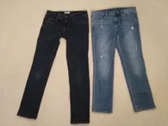 小学生高学年　スキニーデニムパンツ