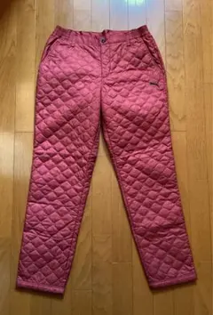 プーマ ゴルフ千鳥格子キルティング中綿パンツM（75〜81）