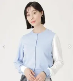 最終！CAST: 水色と茶色の長袖カーディガンのサムネイル