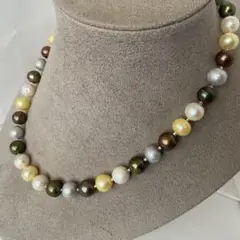 【淡水本真珠★シルバー★パールネックレス★ハンドメイド★ファッション★ネックレス