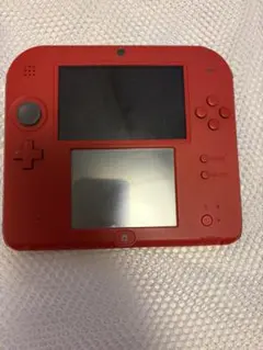 ニンテンドー2DS レッド 本体 4GSDカード 充電器 タッチペン付き