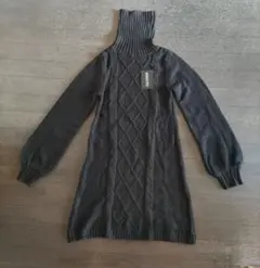 ROZAREDUO　ロング ニットセーター　（黒）