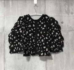 CLANE WFACE FLOWERJACQUARD SHIRRINGTOPS2 - メルカリ