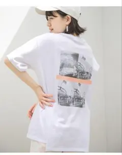 レピピアルマリオ　バックプリント付きホワイトTシャツのサムネイル