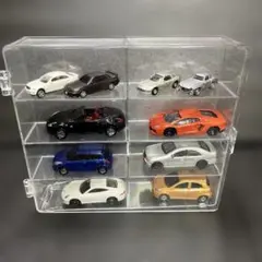 ミニカーセット 8台 透明ケース付き - メルカリ