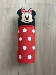 ミニーマウス シリコンケース 赤　ペンケース　筆箱