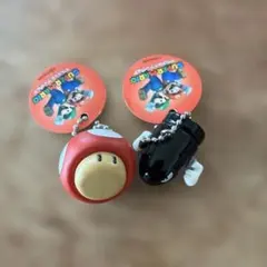 「スーパーマリオ」キーホルダー　2こセットのサムネイル