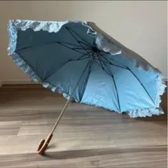 晴雨兼用 パラソル ライトブルー