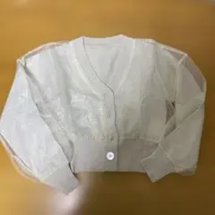 catty kitten オーガンジー風カーディガン