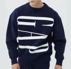 GAP • ネイビー トレーナー ロゴプリント • 2xs size