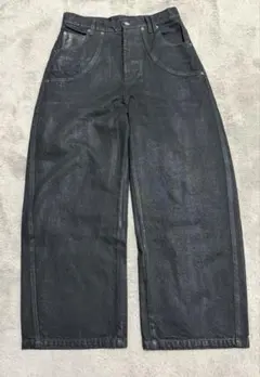 Rigid Double Belt Baggy Denim - メルカリ