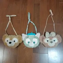 ダッフィー　ジェラトーニ　シェリーメイポーチ 3点セット