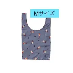 ファミリアfamiliar エコバッグ グレー　M　 BAGGU コラボ　新品