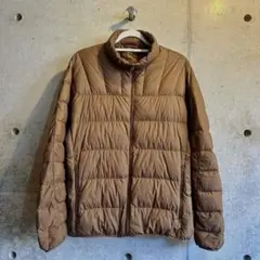 UNIQLO ウルトラライトダウンジャケット L ブラウン 3Dカット