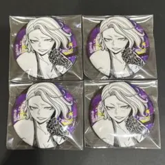 桃源暗鬼 水鶏 グリッター缶バッジ 4点セット