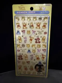 正規品　くまのプーさん ボンボンドロップシールミニ プーさん　ボンドロミニ