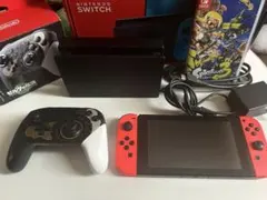 Nintendo Switch 本体 赤/黒 Proコントローラー ソフト付き