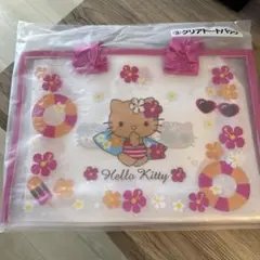 サンリオ ハローキティ 当りくじ ③クリアトートバッグ 日焼けキティ
