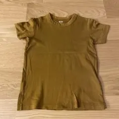 UNIQLO U クルーネックT マスタード　ブラウン　Sサイズ