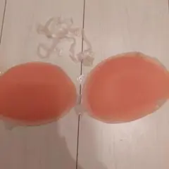 ヌードカラー 粘着式シリコンブラ フリーサイズ