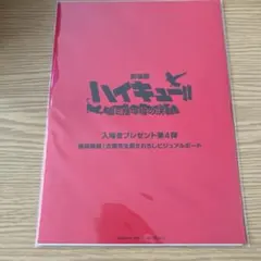 劇場版 ハイキュー‼︎ ゴミ捨て場の決戦 入場者特典 第4弾 ビジュアルボード