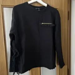 ZARA  サイドフリルスリット　トップス Mサイズ