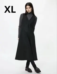 【美品】ブラッシュドジャージーワンピース 標準丈 【ユニクロ】