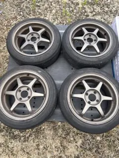 SUBARU RAYS RE-B20 STI オプションホイール ※片方歪みあり - メルカリ