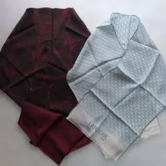 柄物スカーフペーズリー 幾何学 2枚セット