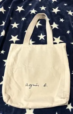 アニエスベー　トートバッグ　アイボリー