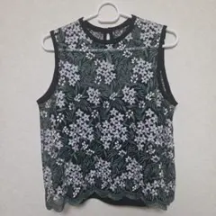 mame kurogouchi レース刺繍ノースリーブ サイズ2 - メルカリ