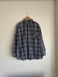 BIRCH BAY チェック柄長袖シャツ　古着
