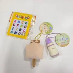 むささび クレヨン キーホルダー ぬいぐるみ ミニ パズル 文房具 動物 新品