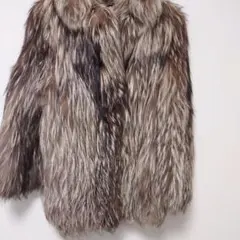 美品】GROSVENOR グロブナー シルバーフォックス ファーコート 毛皮