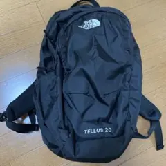 ノースフェイス TELLUS 20 ブラックリュック　レインカバー付き