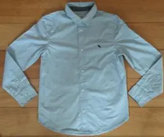 H＆M ボタンダウンシャツ　長袖シャツ　ライトブルー 150cm