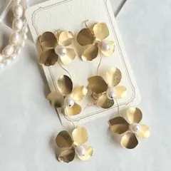 No.252  淡水パール　ブライダル　ウエディング　結婚式　ピアス　イヤリング