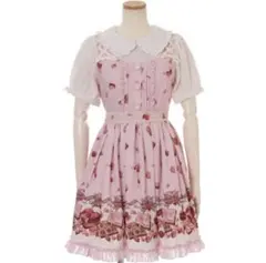 リズリサ♡ハートリースリボンブーケ柄ワンピース♡チェック花柄