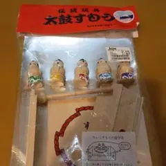 伝統玩具 太鼓すもう 木製 相撲人形のサムネイル