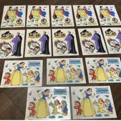 白雪姫　ディズニー　ステッカー　１５枚セット