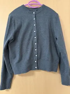 組曲パールグレー 長袖カーディガン サイズ2