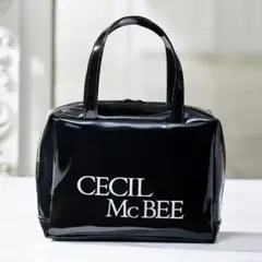 CECIL McBEE エナメル生地 ショッパーみたいなコスメポーチ