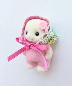 バブーシュカ・フローラうさぎの赤ちゃん・シルバニア・着せかえ