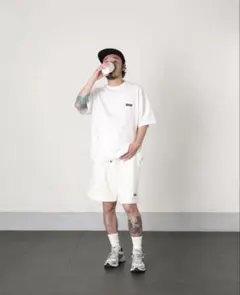 早い者勝ち！seesee × sfc スウェット ハーフパンツ s.f.c