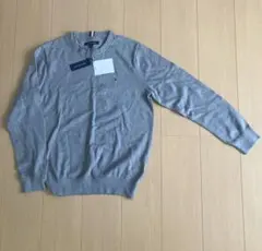 新品・未使用　TOMMY HILFIGER ニットMサイズ　グレー　タグ付き