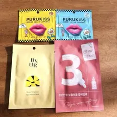 ナンバーズイン3 バイユ PURKISS シートマスク　くちびるパック